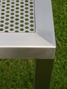 Detail RVS Tafel